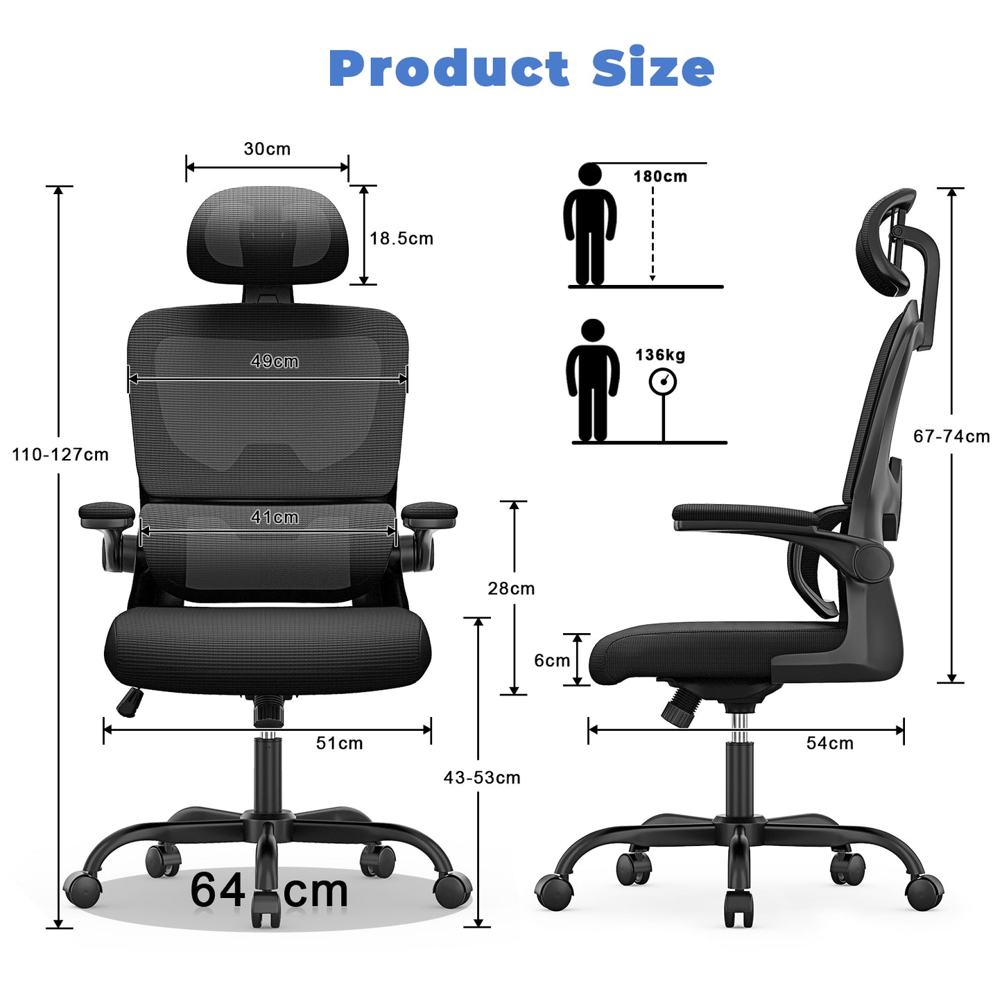 Ergonomische Bureaustoel