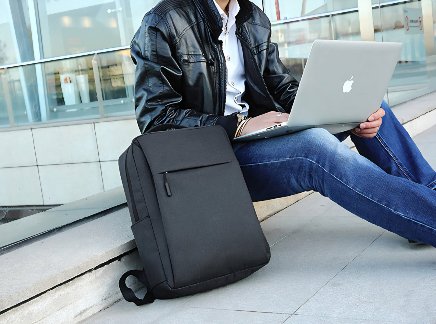 Waterdichte Rugzak Laptoptas Oplaadbaar Met Usb Kabel