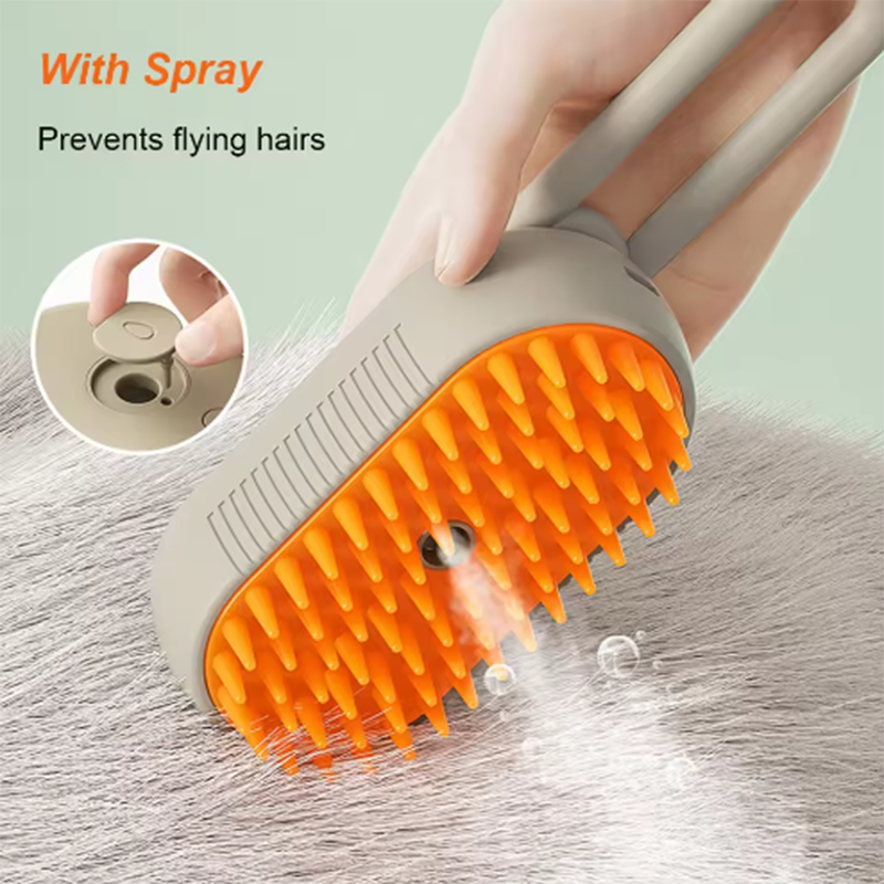 3 in 1 Kattenkam Massageborstel