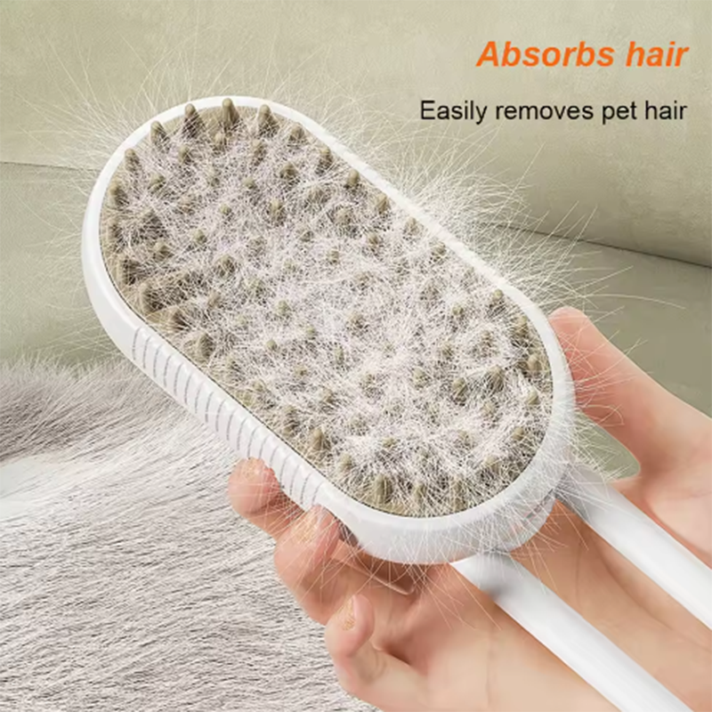 3 in 1 Kattenkam Massageborstel