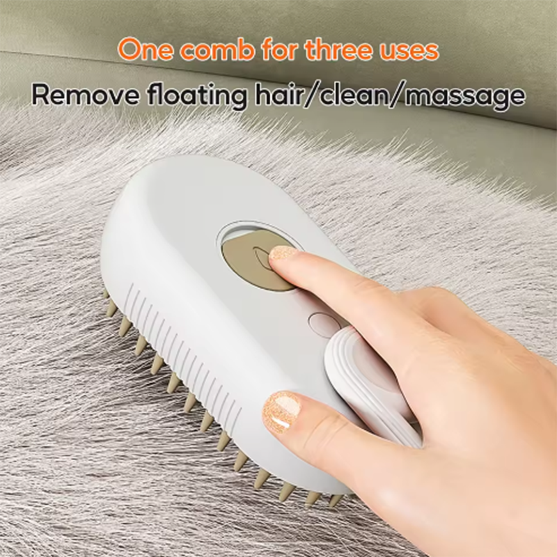 3 in 1 Kattenkam Massageborstel