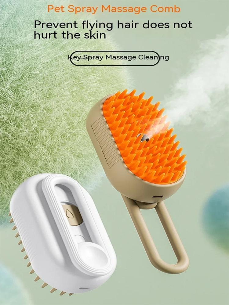 3 in 1 Kattenkam Massageborstel
