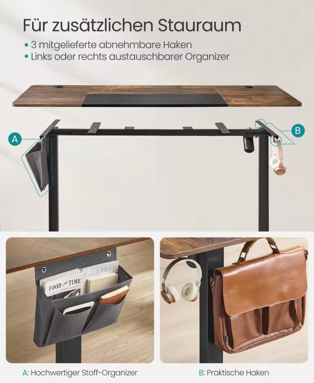 Elektrisch Verstelbare Bureau - Zit Sta Bureau - 160 x 70 x (72-120) cm