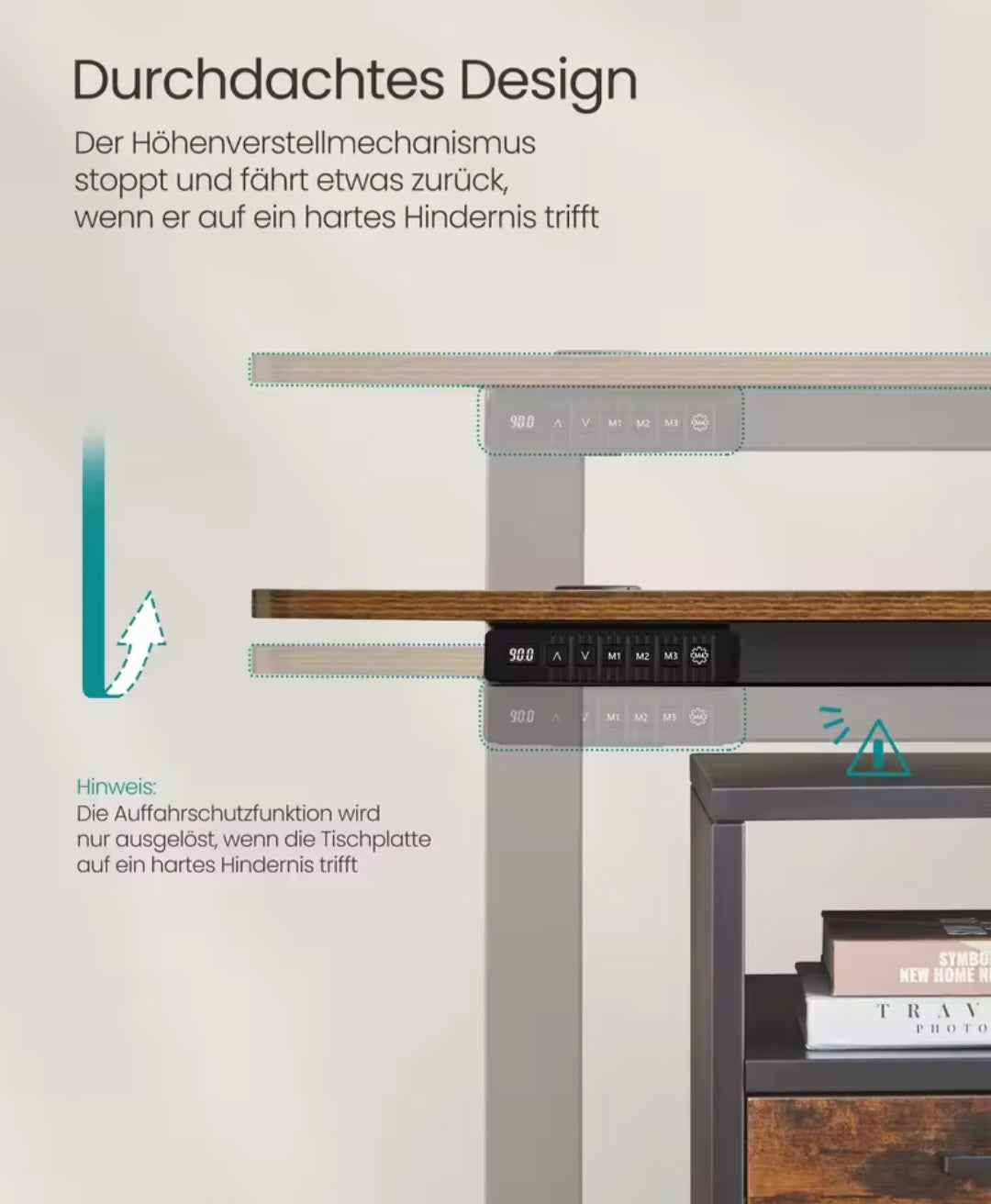 Elektrisch Verstelbare Bureau - Zit Sta Bureau - 160 x 70 x (72-120) cm