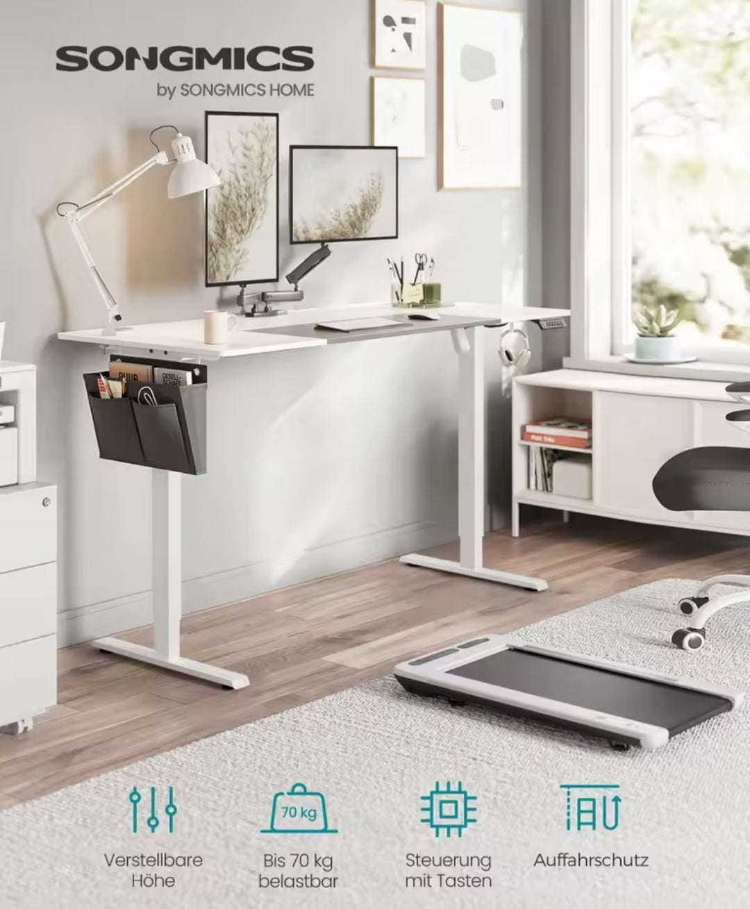 Elektrisch Verstelbare Bureau - Zit Sta Bureau - 160 x 70 x (72-120) cm