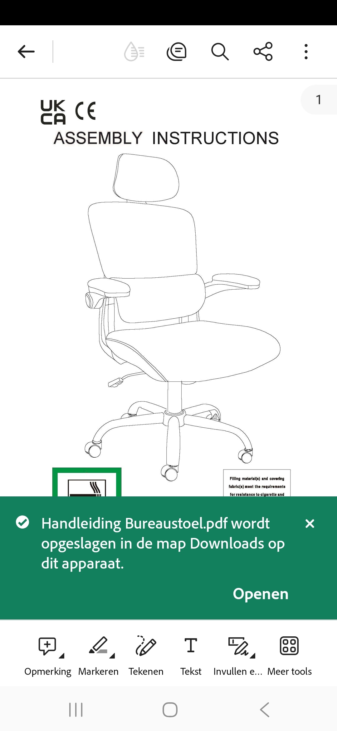 Ergonomische Bureaustoel