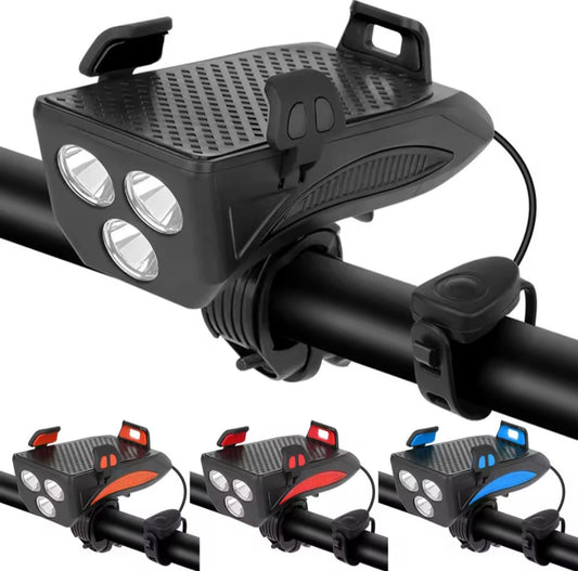 4 in 1 Telefoonhouder Fiets met Powerbank