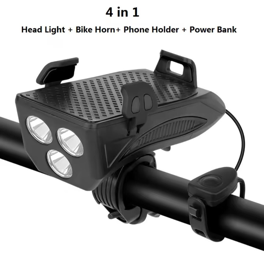4 in 1 Telefoonhouder Fiets met Powerbank