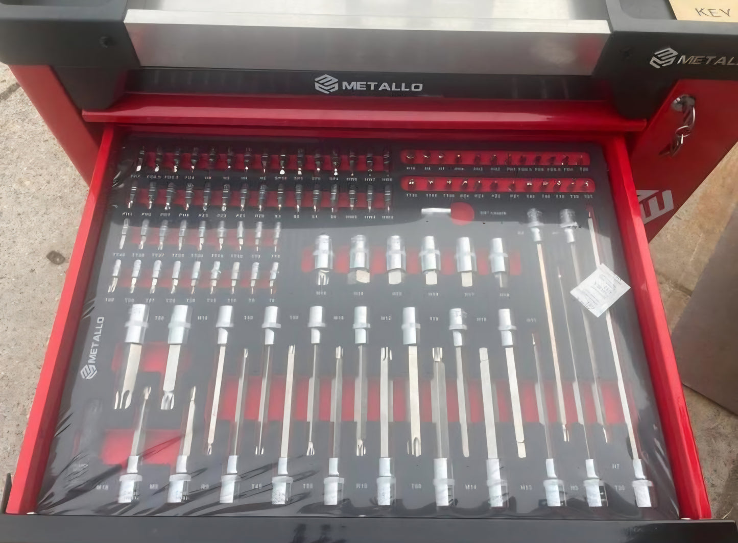 Metallo Gevulde Gereedschapswagen 7 Laden