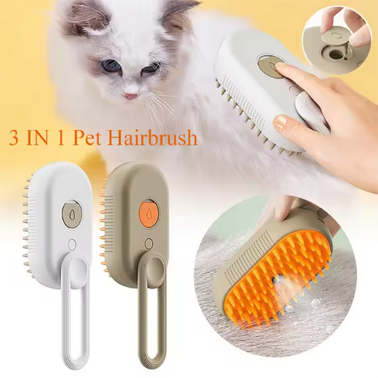 3 in 1 Kattenkam Massageborstel